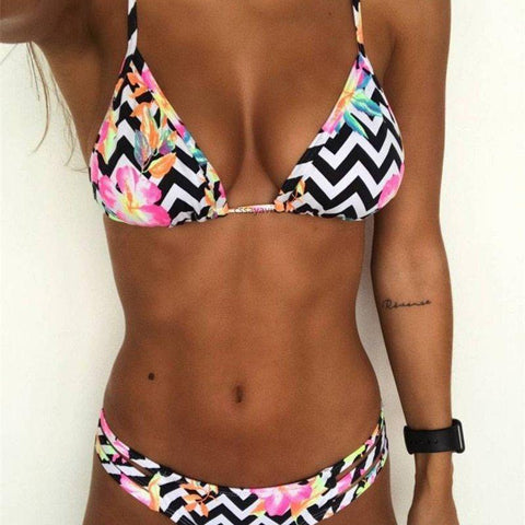 Biquíni Estampado Cortininha Ripple