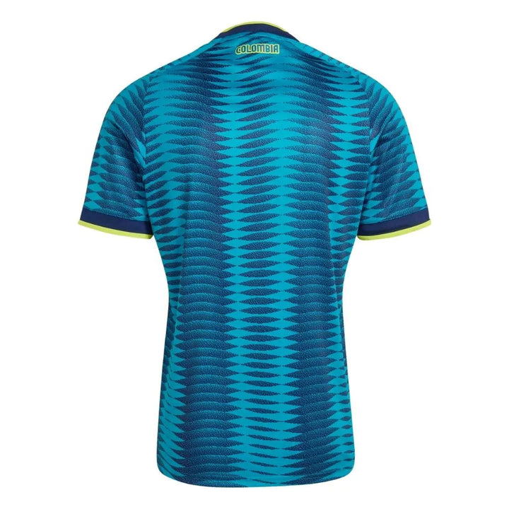 Camisa Colômbia Copa do Mundo 2026 II Torcedor Azul Masculina