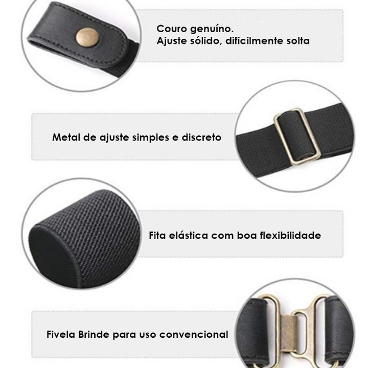Cinto Invisível Sem Fivela